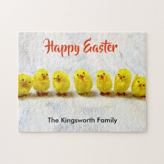 Happy Oaster personalisiert Puzzle (Horizontal)