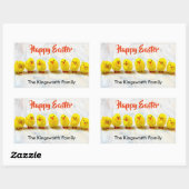 Happy Oaster personalisiert Rechteckiger Aufkleber (Blatt)