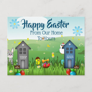 Happy Oaster Personalisiert Zuhause Postkarte