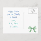 Happy Oaster Personalisierten Foto Postkarte (Rückseite)