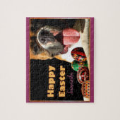 Happy Oaster personalisierter Boxer-Puzzle Puzzle (Vertikal)