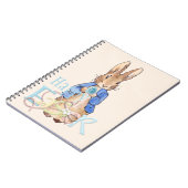 Happy Oaster Peter der Osterhase Notizblock (Linke Seite)