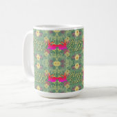 Happy Oaster Pink Bunnies Tasse (Vorderseite Links)
