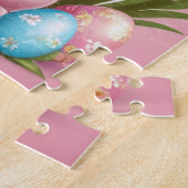 Happy Oaster Pink Bunny Puzzle (Seite)