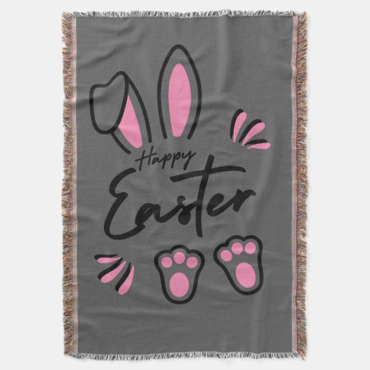 Happy Oaster (pink) Decke (Vorderseite Vertikal)