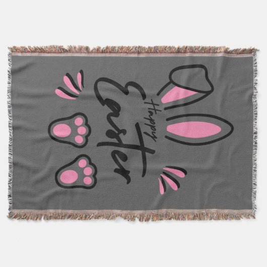 Happy Oaster (pink) Decke (Vorderseite)