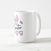 Happy Oaster (pink) Kaffeetasse (VorderseiteRechts)