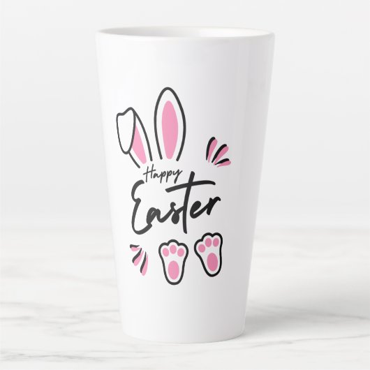 Happy Oaster (pink) Milchtasse (Vorderseite)