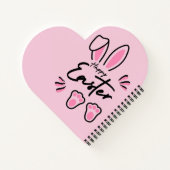 Happy Oaster (pink) Notizblock (Rückseite)