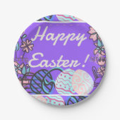 Happy Oaster Plate Pappteller (Vorderseite)