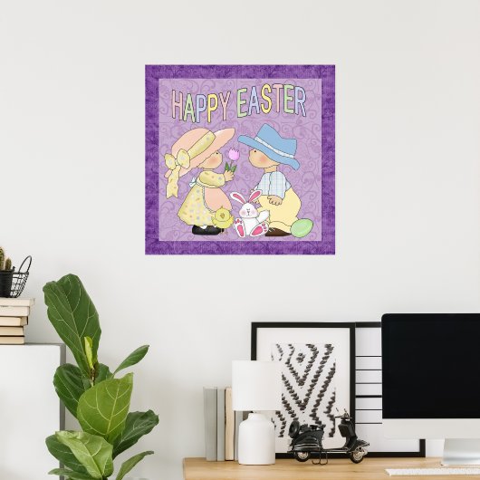 Happy Oaster Poater Poster (Heimbüro)