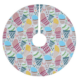 Happy Oaster Polyester Weihnachtsbaumdecke