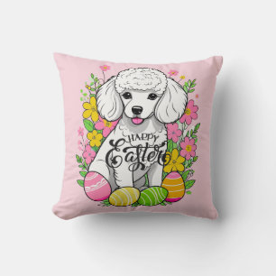 Happy Oaster Poodle Kissen