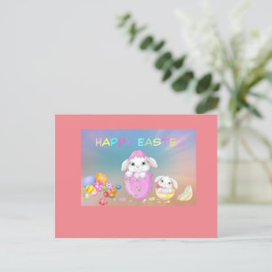 Happy Oaster Post Card Postkarte