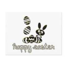 Happy Oaster Postcard mit digitalem Embossed-Effek
