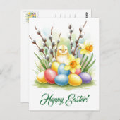 Happy Oaster Postcard Postkarte (Vorne/Hinten)