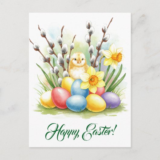 Happy Oaster Postcard Postkarte (Vorderseite)