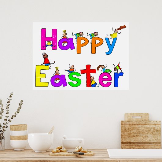 Happy Oaster Poster (Küche)