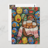 Happy Oaster Postkarte (Vorne/Hinten)