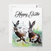 Happy Oaster Postkarte (Vorne/Hinten)