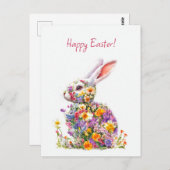 Happy Oaster Postkarte (Vorne/Hinten)