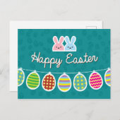 Happy Oaster Postkarte (Vorne/Hinten)