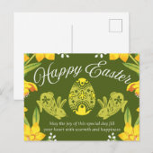 Happy Oaster Postkarte (Vorne/Hinten)