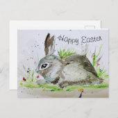 Happy Oaster Postkarte (Vorne/Hinten)