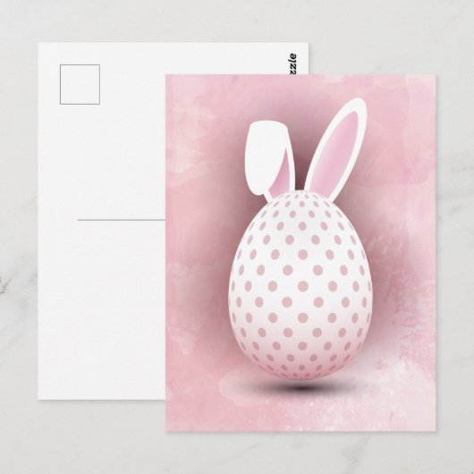 Happy Oaster Postkarte (Vorne/Hinten)