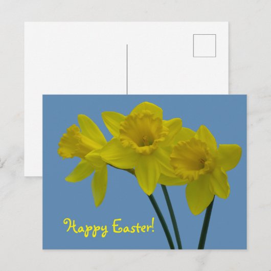 "Happy Oaster" Postkarte (Vorne/Hinten)