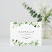 Happy Oaster Postkarte (Stehend Vorderseite)