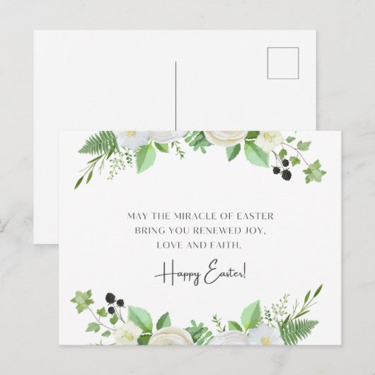 Happy Oaster Postkarte (Vorne/Hinten)