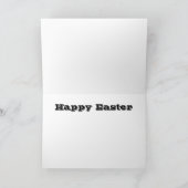 Happy Oaster Rabbit Dankeskarte (Innenseite)