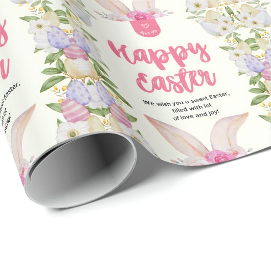 Happy Oaster Rabbit Geschenkpapier (Rolleneckpunkt)