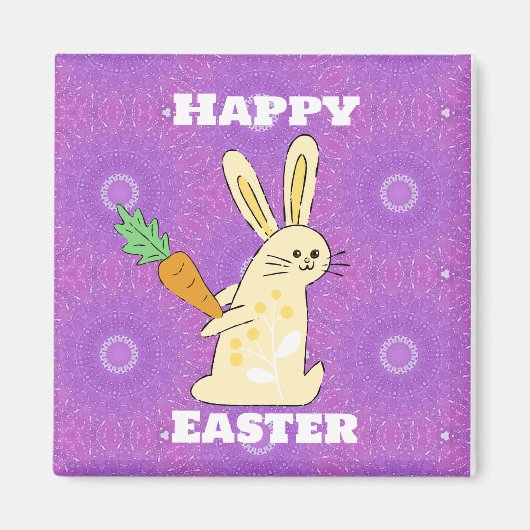 Happy Oaster Rabbit Magnet (Vorne)