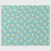 Happy Oaster Rabbit und Carrots Geschenkpapier (Flach)