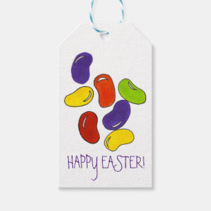 Happy Oaster Rainbow Jelly Bean Candy Geschenkanhänger