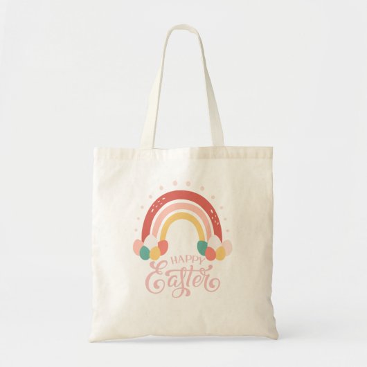 Happy Oaster Rainbow Pink Color Tragetasche (Vorne)