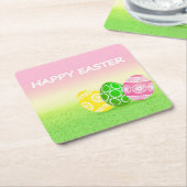 Happy Oaster Rechteckiger Pappuntersetzer (angewinkelt)