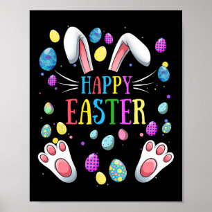 Happy Oaster Redewendungen Bunny Gifts Egg Graphic Poster