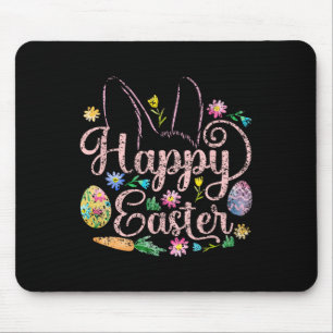 Happy Oaster Redewendungen Egg Bunny 5 Mousepad
