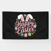 Happy Oaster Redewendungen Egg Bunny Banner (Horizontal)