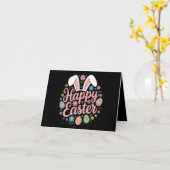 Happy Oaster Redewendungen Egg Bunny Karte (Gelbe Blume)