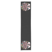 Happy Oaster Redewendungen Egg Bunny Kurzer Tischläufer (Vorderseite)