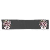 Happy Oaster Redewendungen Egg Bunny Kurzer Tischläufer (Horizontal)