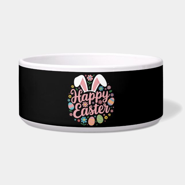 Happy Oaster Redewendungen Egg Bunny Napf (Vorderseite)