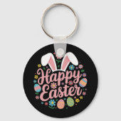 Happy Oaster Redewendungen Egg Bunny Schlüsselanhänger (Vorderseite)