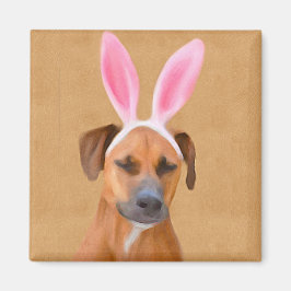 Happy Oaster Rhodesian Ridgeback Magnet