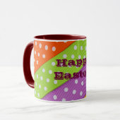 Happy Oaster Ribbon Tasse (Vorderseite Links)