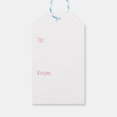 Happy Oaster Rottweiler Hunde Bunny Ears Geschenkanhänger (Rückseite)